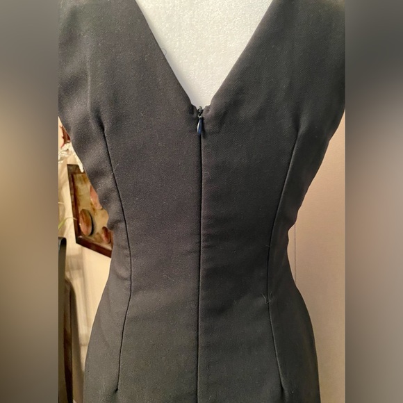 Do+Be black mini/midi dress; front tie; black; small; worn once; no flaws - Picture 4 of 7